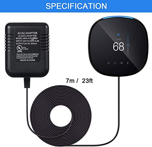 image for Hotop 24 Volt Transformer, C Wire Adapter Thermostats, Compatible with