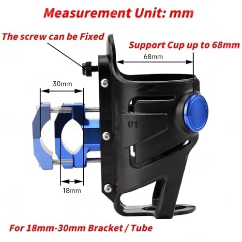Support boisson moto anti-vibration pour bouteille d'eau Xmax NMAX - 4