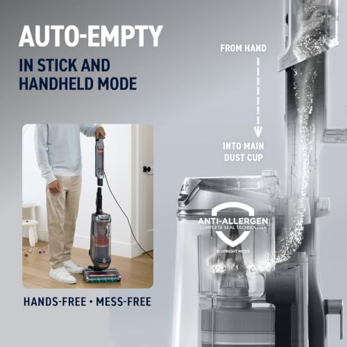 Shark® PowerDetect® Transformer™ Upright Vacuum, Midnight Steel, LX5002 - image 8