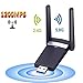 Produktbild WLAN Adapter USB 3.0 AC1200Mbps WiFi Adapter Mini WLAN Stick, 802.11n/g/b/a/ac Dual Band 5GHz 866Mbps/ 2.4GHz 300Mbps für Windows 10/8.1/8/ 7/ XP/Vista (32/64bits), MAC, OS, usw