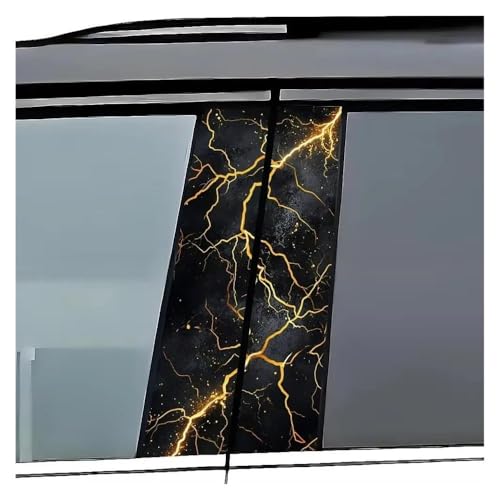Film autocollant flèche éclair espace pour porte et fenêtre | Lot de 2