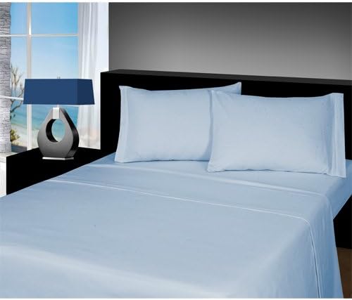 Tony's Textiles 100% Brushed Cotton Thermal Flannelette Fitted Sheet (Double)