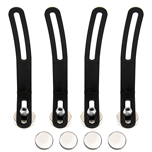 Sharegoo 4Pcs Rc Car Bodyshell Magnetic L-Bracket Magnet Mount Bracket Compatible With Axial Scx10 90046 D90 1/10 Scale Rc Crawler #TOP1