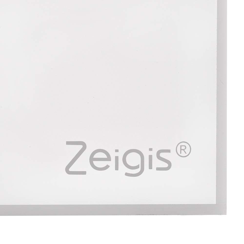Zeigis Losbox/Gewinnspielbox 20cm aus opalen Acrylglas/Milchglas