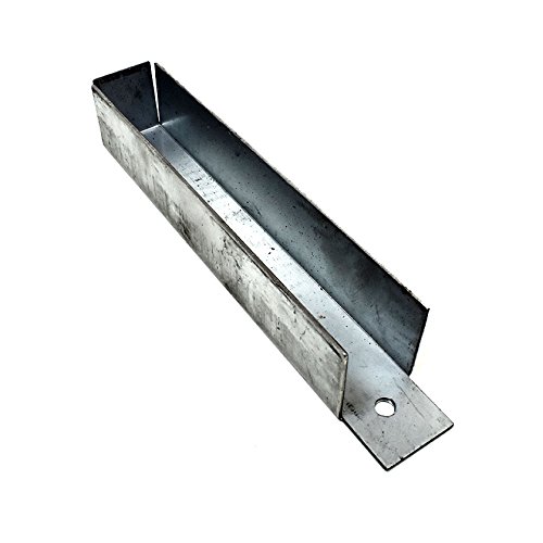 Pack of 6 x Galvanised Gravel Board Clips (50mm x 150mm)