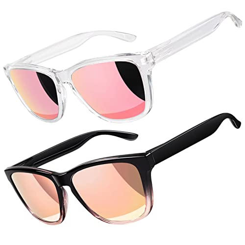 Lunettes de soleil homme femme polarisées miroir LINVO protection UV400