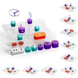 Science Can Kit de Motor de Circuito Eléctrico con 50 Experimentos, Kit de Circuito Eléctrico de Física Stem, Kits de Aprendizaje Educativo y Experimentos Científicos para Niños 8-14 Años