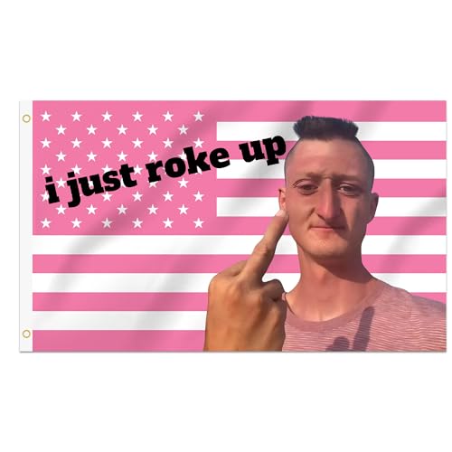 ANOER - ANOER 3x5 Ft Decorative Daniel Larson Flag Double Stitched with 2 Brass Grommets Wall Hanging for Indoor Outdoor College Dorm Room Decoration