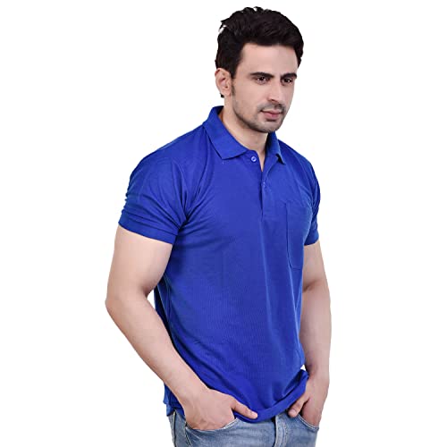 Image of SMAN Men's Polo T-Shirt Regular Fit Half Sleeve Multi Color Combo Pack of 2