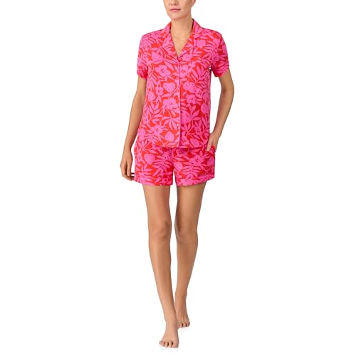 Image of kate spade new york Short Sleeve Knit Shorty Pj Set