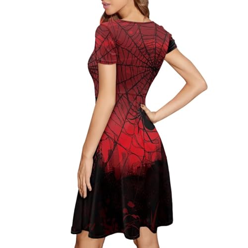 Image of Forchrinse Native Aztec Style Black White Geometric Women's Midi Dress Casual Long Dress Round Neck Swing Dress