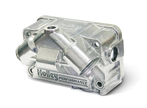 Holley 134-73S Aluminum Center Hung V Fuel Bowl Kit - Secondary with Pump Provisions