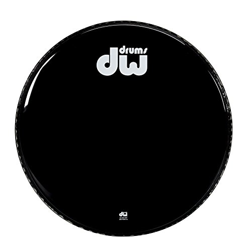 DW Drum Workshop 22' Gloss Black Bass Drum Head