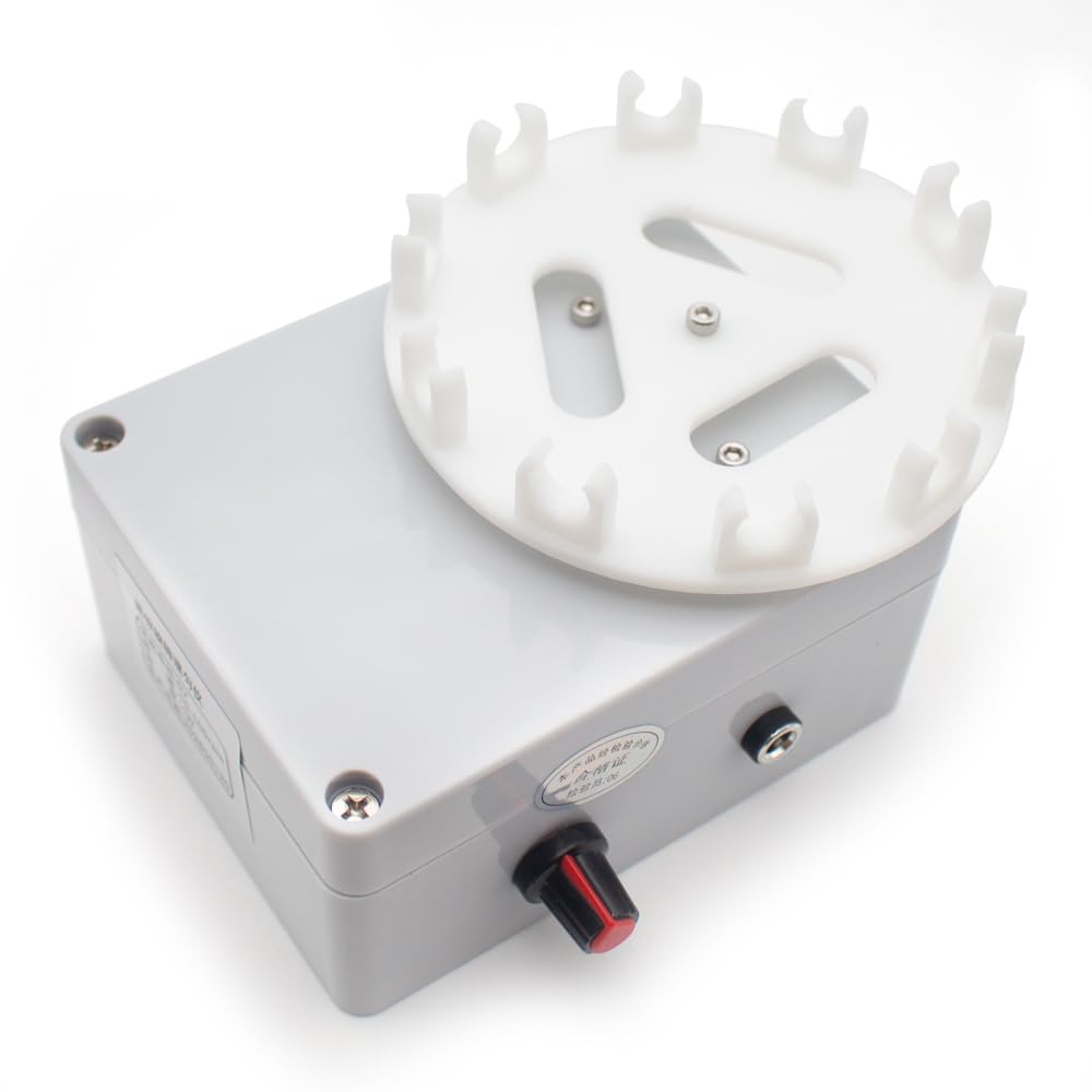 Toplionace Mini-Rotationsmischer für Den Schreibtisch – Drehzahlvariable, Reversible Drehrichtung, Rollenmischer für Proben und Zentrifugenröhrchen