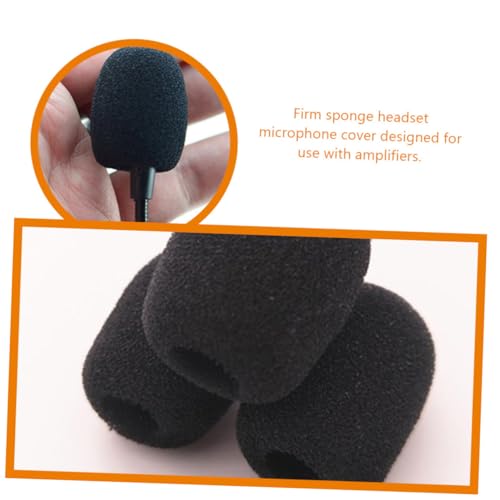 Bonnette microphone mousse protection amplificateur couverture noir