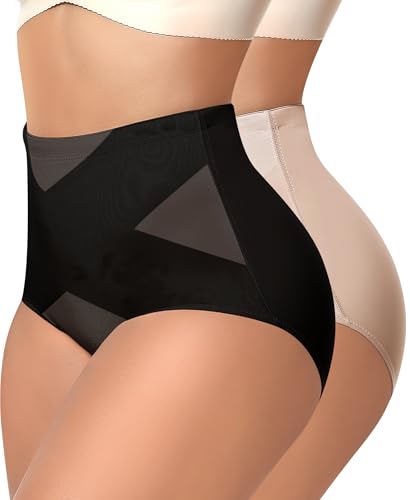 Image of Werena Tummy Control Shapewear for Women High Waisted Body Shaper Panties Seamless Shaping Underwear Panty Girdle