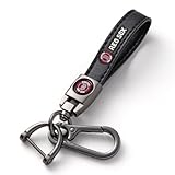 Dr.LexMoss Car Keychain Keyring for Boston Red Sox Baseball Fans, Leather Keychain Lanyard for Car Key Fob Holder, Souvenir/Gifts for Men Women, Red Sox
