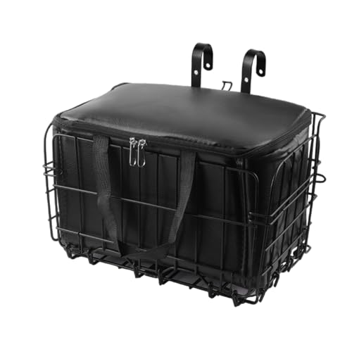 Panier avant pliable pour vélo idéal pour faire les courses au marché