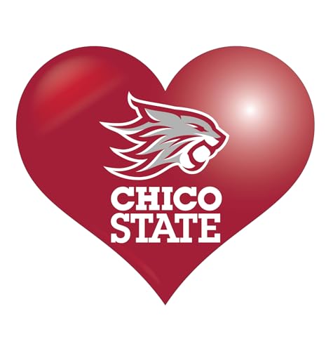 California State University Heart Magnet Single Officially Licensed Collegiate Product