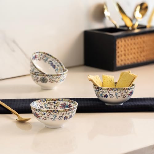 Image of GOLDEN QUEEN'S Mini Bowl Set of 6 | Perfect for Dips, Chutneys, Dessert, Nuts, Pickles, Bites | Microwave Safe - Himalyan Flora