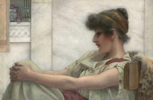 Tableau d'art Abstrait Rêverie Godward - Toile Imprimée Déco Murale Salon 60x90