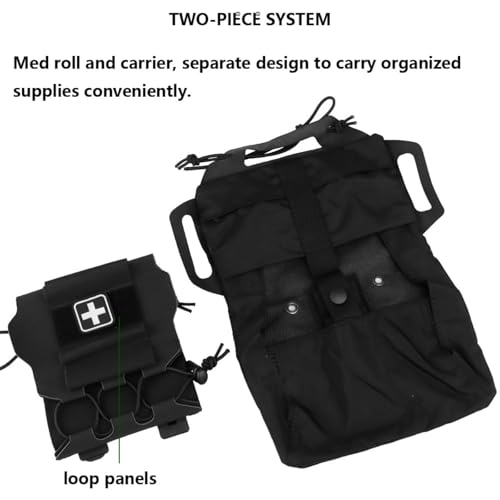 Trousse médicale tactique Molle compacte pour intervention rapide de premiers secours - 5
