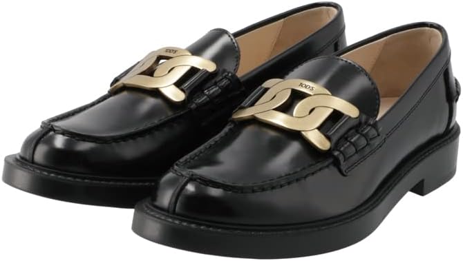 極美品✨ Tod'sトッズ37 ケイト ローファー チェーン ブラック Amazon | [Tod's] [トッズ] ローファー ケイト メタルチェーン