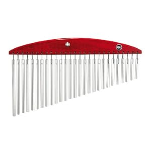 Meinl Percussion Headliner Series Chime – klein muziekinstrument met 27 klankstaven – 1 rij – hout en aluminium, rood en zilver (HCH1R)