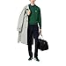 Lacoste Men's French Made Slub Wool Sweater, Vert Neps, Medium