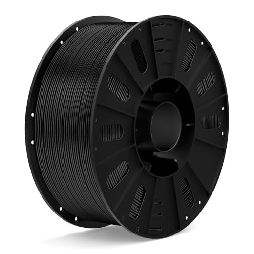 ELEGOO PETG Filament 1.75mm Black 3KG, 3D Printer Filament Dimensional Accuracy +/- 0.02 mm, 3kg Large Spool(6.6lbs) Fits for Most FDM 3D Printers