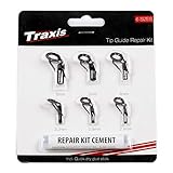 Traxis Tip Guide Repair Kit | Rutenspitzen (6 Stück) inkl. Klebestick