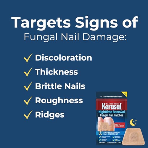 Kerasal 316864000408 Nighttime Renewal Fungal Nail Patches - 14 Patch - Overnight Nail Repair For Nail Fungus Damage, 8-Hour Nail Treatment Restores Healthy Appearance thumb #2