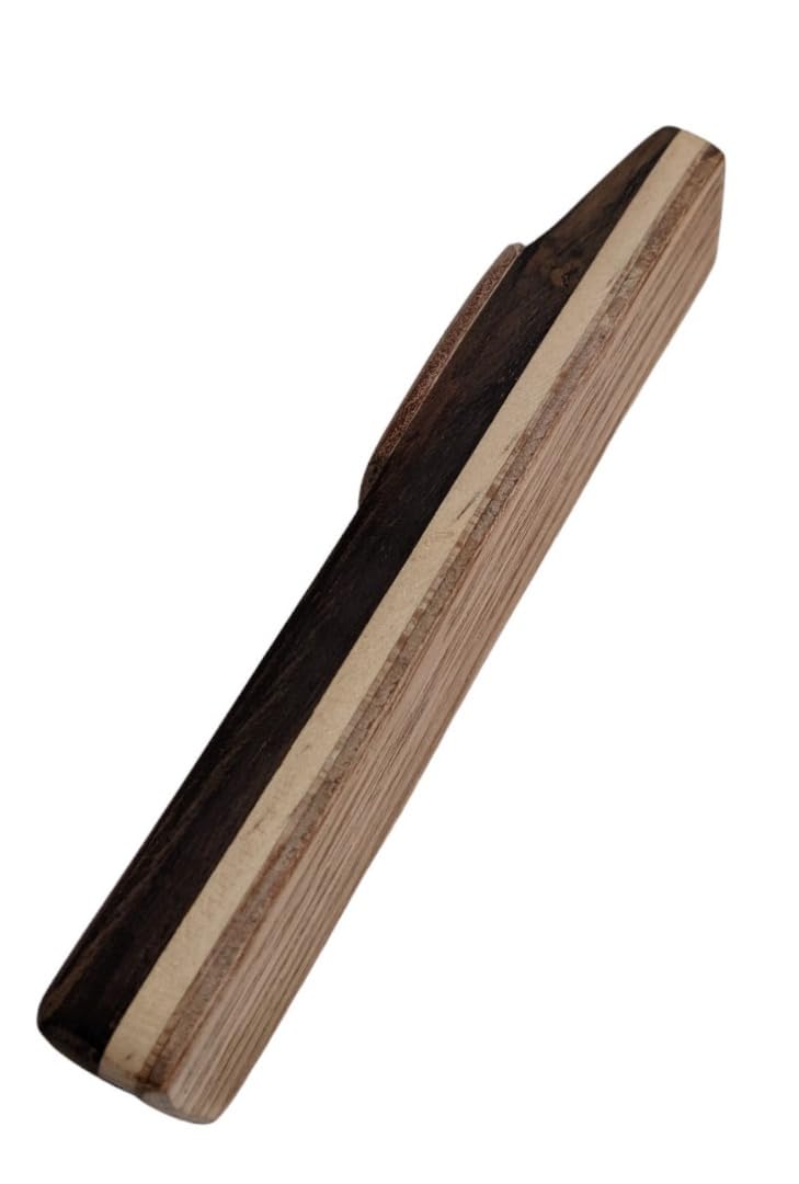 1 x vietnamesisches Profi-Kazoo, Holz, 11 cm, Fair-Trade
