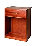 Renovators Supply Manufacturing Office Desk Stand Printer Stand Wood Cherry Stain Poplar 30 Inch