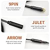 HUDAMZKY Ebike Hub Motor Extension Cable,9 Pin Waterproof Extension Cable for Electric Bike and Escooter Female to Male 60cm 130cm 160cm Wire of Conversion Kit (9pin 600mm) #4