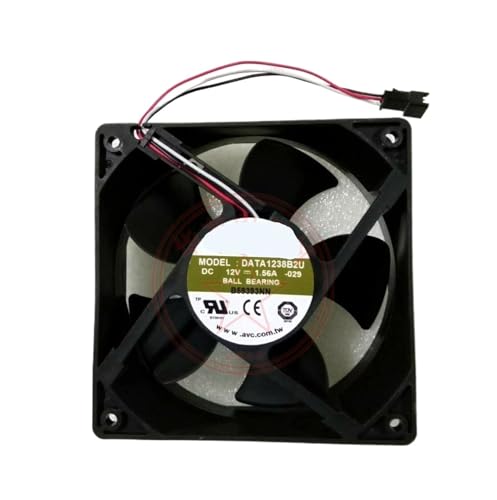 Ventilador de radiador 12V con alta presión de aire y tamaño estándar de 120mm