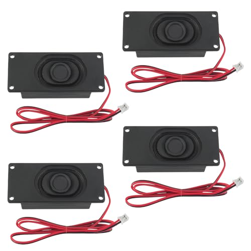 HUAREW Haut Parleur 3 Watts 8 ohms 3 w 8 ohms Interface JST-PH2.0 pour projets de Bricolage électroniques de Carte mère Arduino et moniteurs TV LCD (4...