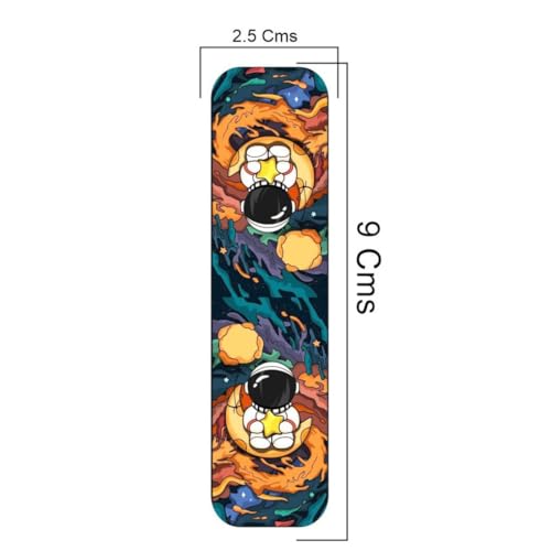 Image of Zesta Magnetic Bookmark Set of 7 | Aesthetic Book Mark for Reading | Cute Anime Bookmarks for Kids, Students | Book Accessories for Novels, Gifts for Readers(Astronaut Magnetic Bookmarks, 9X2.5 Cms)