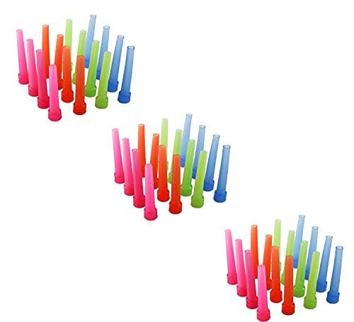 Image of Cocoyaya Reusable-Disposable Filter Tips, Hookah Mouth Tube Aceessories Pack of 2 (80 pcs) Multicolor