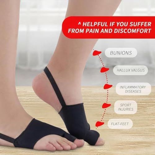 2PCS Bunion Corrector for Women & Men,Big Toe Separators-Bunion Splint-Bunion Pads-Hammer Toes Straightener-Toes Spacers Pain Relief, Comfortable & Breathable for Day/Night Alternate view