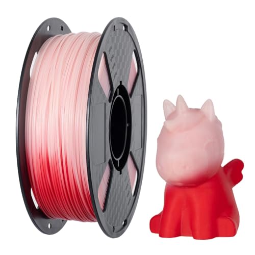 Filament PLA 1.75mm CC3D resout les impressions ratees changement couleur rouge