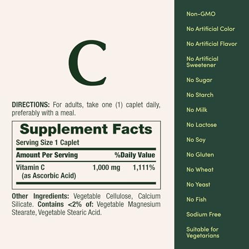 50% Off Nature's Bounty Vitamin C 1000mg - Immune Support - Image 6