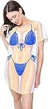 Ocean Macrame Bikini Cover-Up Ladies T-Shirt Size M/L