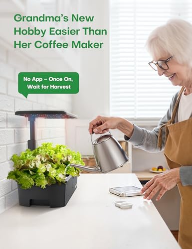 Hydroponics Growing System Kit 12 Pods,Indoor Herb Garden with Light,Kitchen Hydro Ponic Grow System, Countertop Hydro Garden,Smart Planting Kit Home,Plant Grower Inside Kit,Lettuce Grower - Image 4