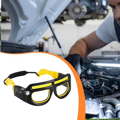 Gafas con linterna LED evitan fatiga visual en reparación y trabajos a oscuras 5