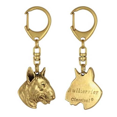 Porte-clés Cane Corso mignon, l'accessoire plaqué or pour sublimer votre sac