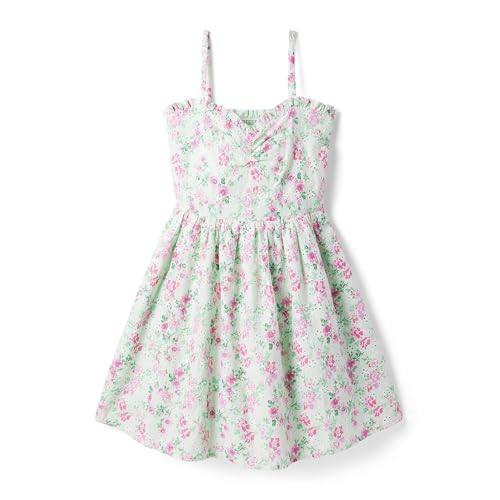 Janie and Jack Girl's Mint Floral Dress (Big Kids)
