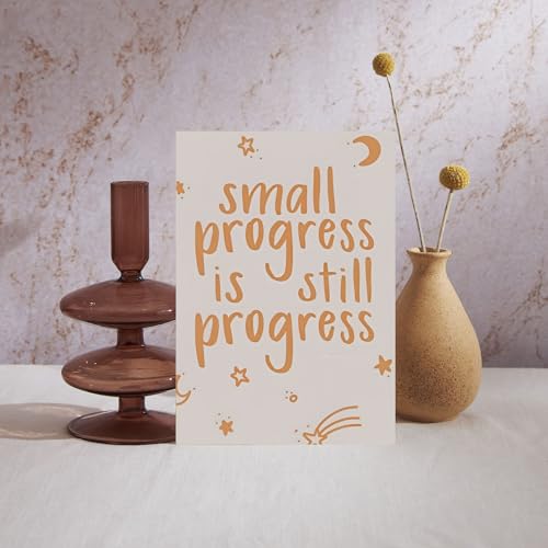Image of Posters Inc Motivational Wall Posters Pack of 12 | Positive Quotes & Aesthetic Room Decor | Home Wall Decoration Items for Living Room, Bedroom, Study | Birthday Gift for Women, Men & Friends | A4 Size, 300 GSM, Unframed
