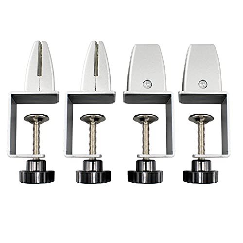 Sneeze Guard Support Clamp Partition Aluminum Adjustable Partition Clamp Acrylic