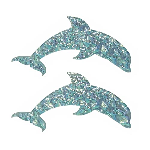 Aquatic Custom Tile Dolphin Glass Swimming Pool Step Marker Mosaic (8